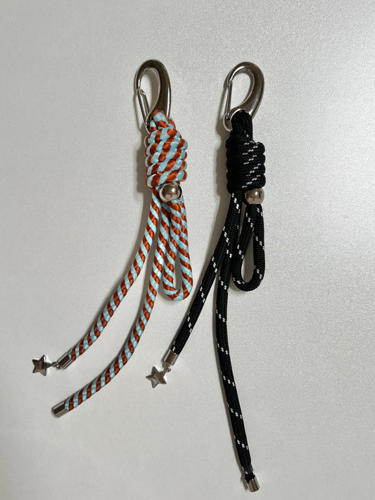 neutral rope bag charm