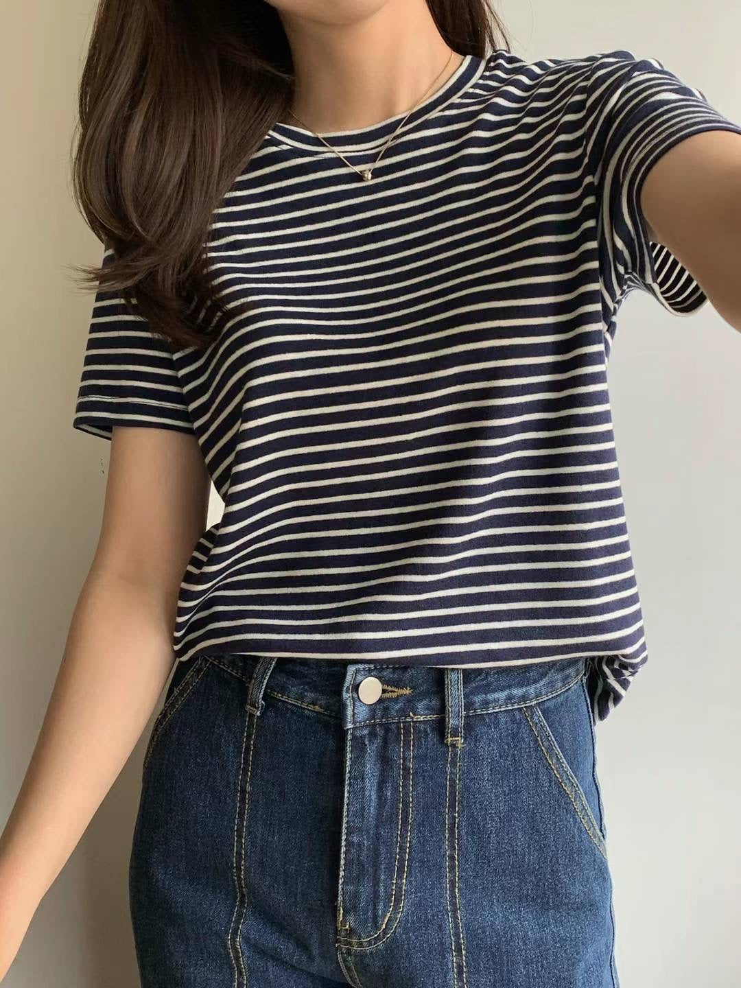 striped t-shirt