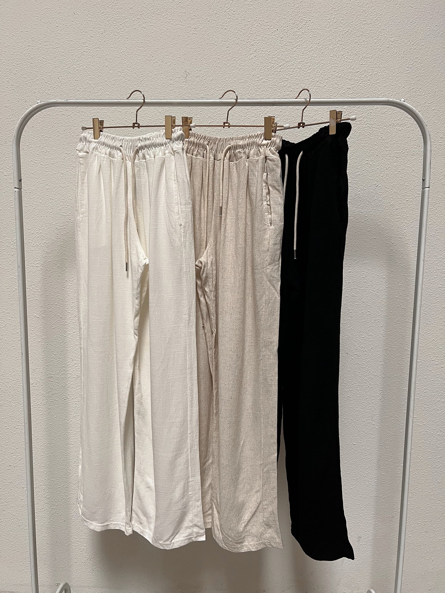 linen drawstring pants