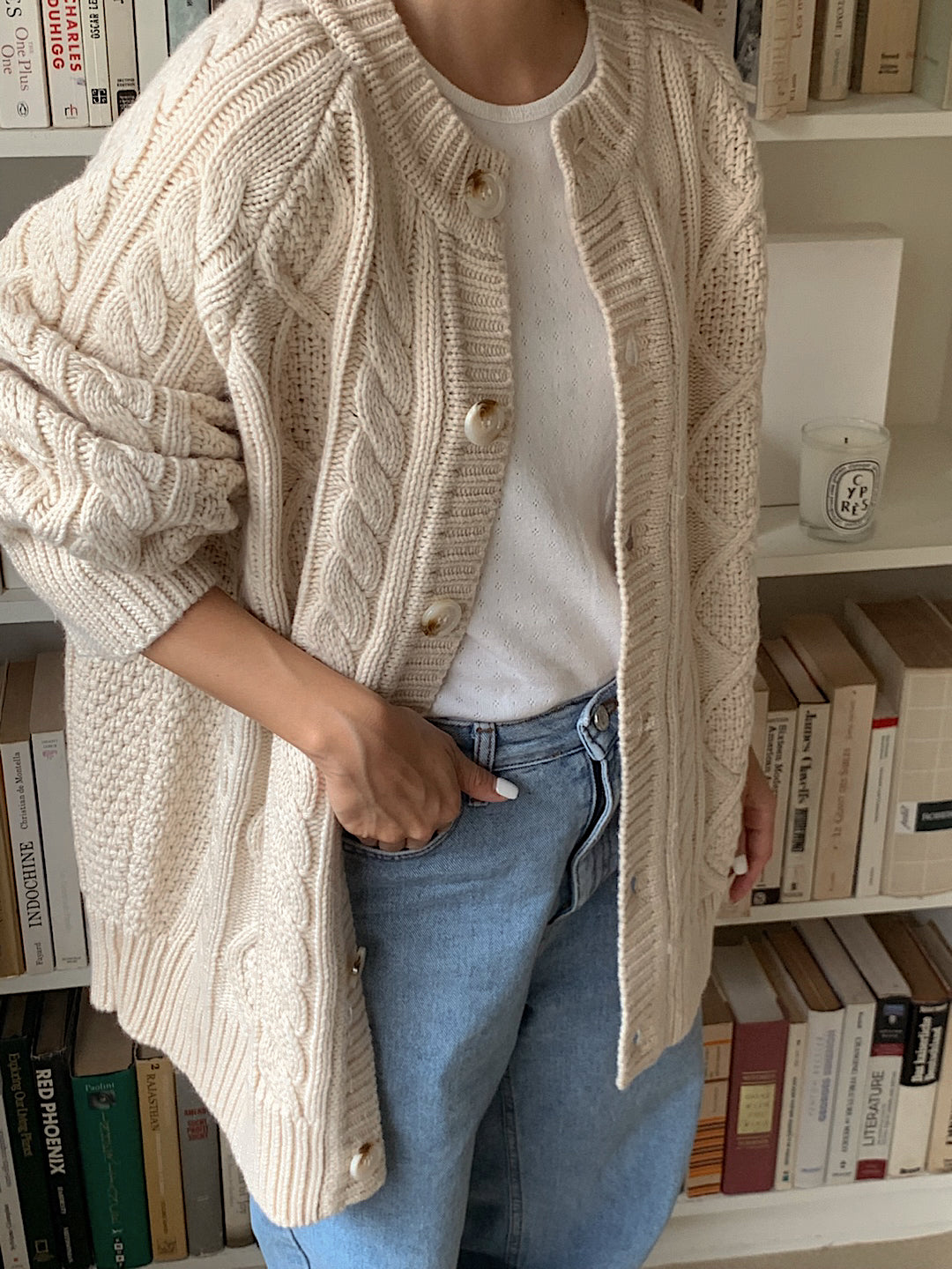 oversized cardigan